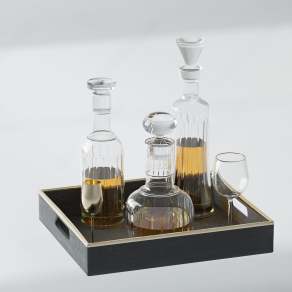 现代玻璃酒具用品3D模型下载